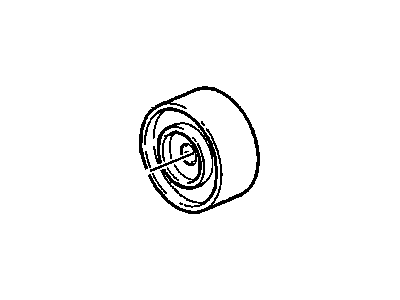 GMC P2500 A/C Idler Pulley - 6556715