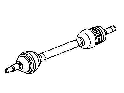 GM 19168555 Rear Axle Shaft Assembly (W/Exciter Ring)