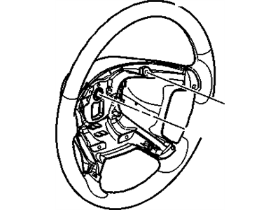 Saturn Steering Wheel - 25961513