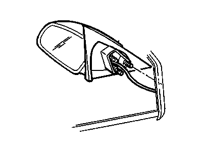 GM 22589847 Switch Assembly, Outside Rear View Mirror Remote Control