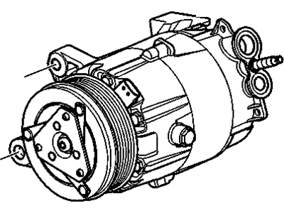 Buick LaCrosse A/C Compressor - 19419918