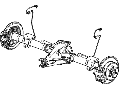 GM 25920439 Rear Axle Assembly (4.56 Ratio)