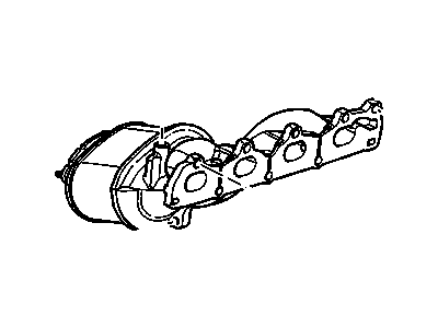 GM 12626525 Exhaust Manifold Assembly (W/ 3Way Catalytic Converter)