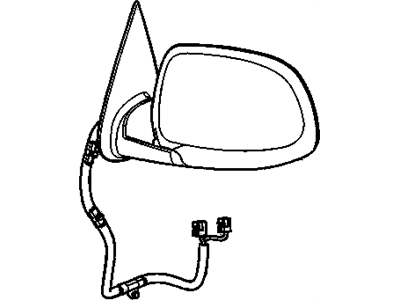 Cadillac Side View Mirrors - 88980580