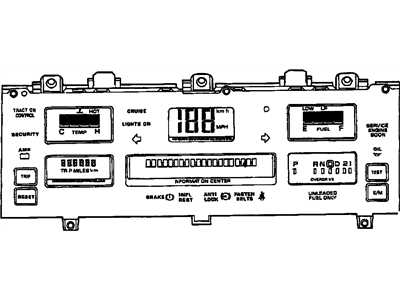 Oldsmobile 88 Instrument Cluster - 16141273