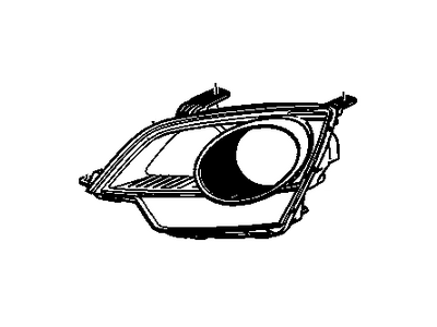 Saturn Headlight - 22886834
