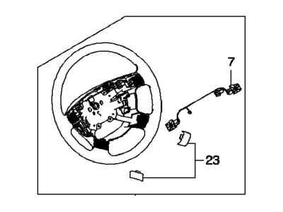 GM 96875276 Steering Wheel ASSEMBLY