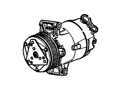 Saturn Aura A/C Compressor - 20879911