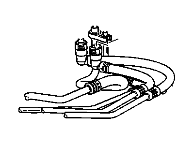 GM 19257318 Hose Asm,Auxiliary A/C Evaporator & Auxiliary Heater