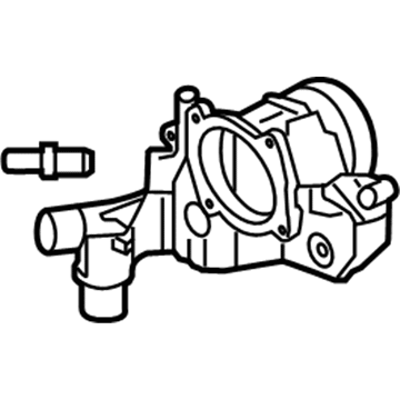 GM 12590694 Water Outlet Assembly