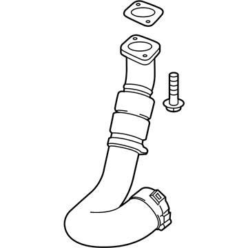 Buick Cooling Hose - 22844518