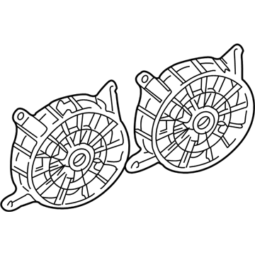 GM Cooling Fan Bracket - 12362568