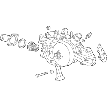 GM 12687631 Water Pump Assembly