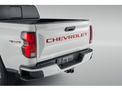 GM 3-D Urethane CHEVROLET Insert Tailgate Lettering in Gloss Red by Nox-Lux™ 19434428