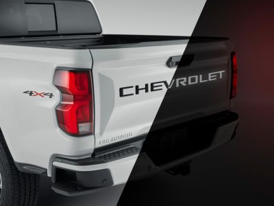 GM 3-D Urethane Reflective CHEVROLET Tailgate Lettering in Gloss Black by Nox-Lux™ 19434433