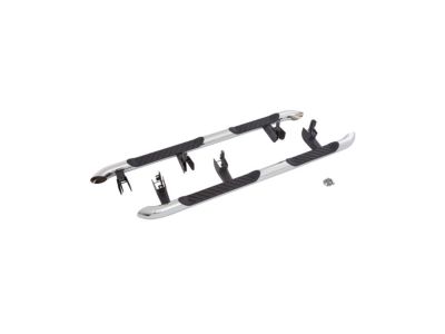 GM Double Cab 4-Inch Round Assist Steps in Chrome 84011359