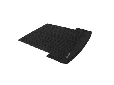 GM Premium All-Weather Cargo Area Mat in Jet Black with GMC Logo (for vehicles with Cargo Rails) 84184219