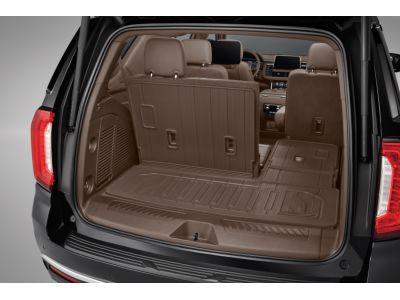 GM Integrated Cargo Liner in Teak with GMC Logo 85539134