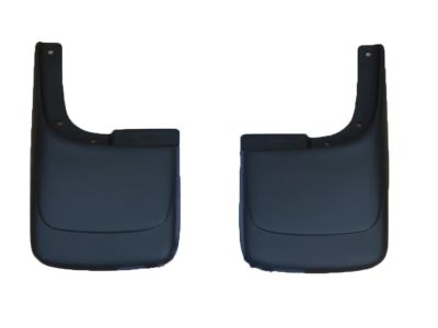 GM Rear Molded Splash Guards in Black 12496341