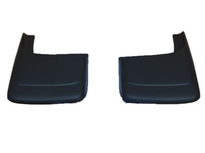 GM Rear Molded Splash Guards in Black 12496341