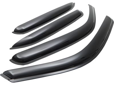 GM Side Window Weather Deflector - Front and Rear Sets,Color:Smoke 12497162