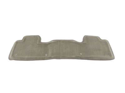 GM Floor Mats - Molded Carpet,Rear,Color:Pewter 12497656