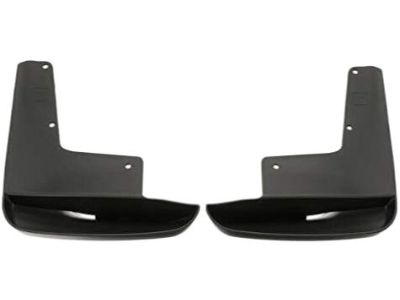 GM Front Molded Splash Guards in Black 17800978