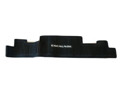 GM Cargo Area All-Weather Mat in Ebony with Escalade Logo 17801325