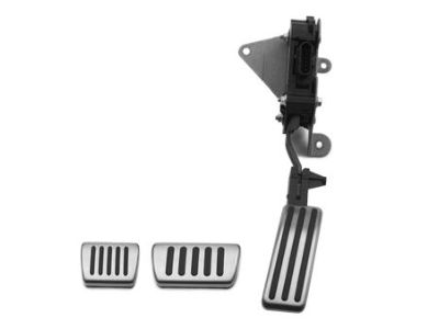 GM Pedal Cover Package in Stainless Steel and Black for Manual Transmission 19171865