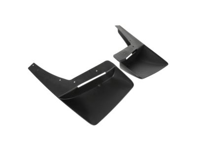 GM Rear Molded Splash Guards in Black 19212761