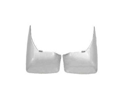 GM Front Molded Splash Guards in White 19212804