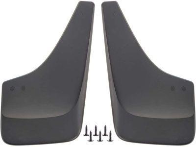 GM Flat Splash Guards in Black with Bowtie Logo 19213385