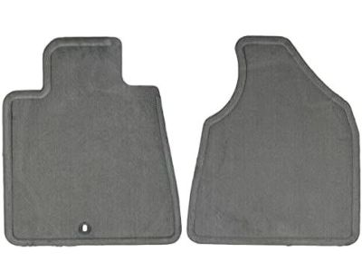 GM Front Carpeted Floor Mat Set in Titanium 19256611