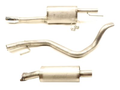 GM 1.8L Cat-Back Single Exit Exhaust Upgrade System with Polished Tip by Borla® 19300530