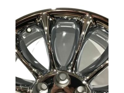 GM 20x7.5-Inch Aluminum 12-Spoke Wheel in Chrome 19300912