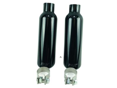 GM Black Chrome Dual Exit Exhaust Tip Set by Borla® - Associated Accessories 19303348