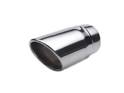 GM Chrome Straight-Cut Dual-Wall Exhaust Tip with GMC Logo 22799813