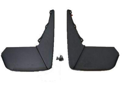 GM Rear Molded Splash Guards in Black with GMC Logo 22922769