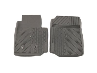 GM First-Row Premium All-Weather Floor Mats in Jet Black with Z71 Logo 22968487