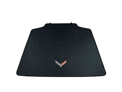 GM Rear Bumper Protector in Black with Crossed Flags Logo 23124544