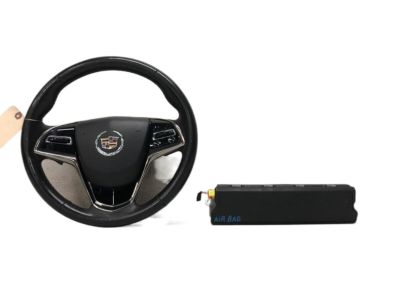 GM Steering Wheel in Jet Black Suede without Manual Control Shift 23184767