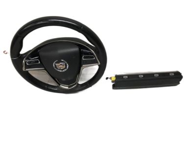 GM Steering Wheel in Jet Black Suede without Manual Control Shift 23184767