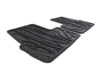 GM First-and Second-Row Premium All-Weather Floor Mats in Jet Black with Volt Script 23201124