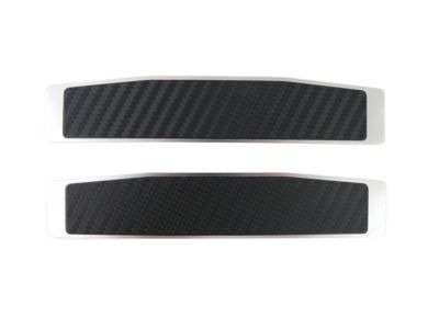 GM Front and Rear Door Sill Plates in Stainless Steel with Chevrolet Performance Logo and Carbon Fiber Appearance 23232340