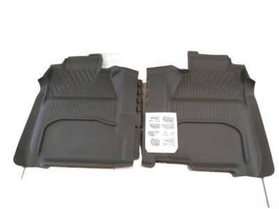 GM Crew Cab Second-Row Interlocking Premium All-Weather Floor Liner in Cocoa 23237403