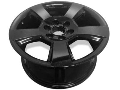 GM 20x9-Inch Aluminum 5-Spoke Wheel in Black 23431107