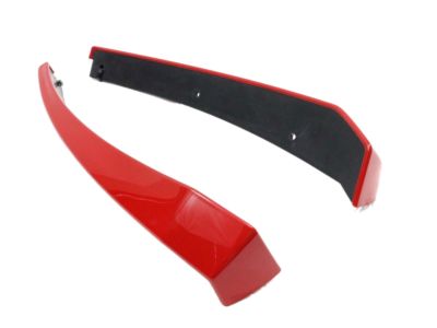 GM Front Splash Guards in Red Hot 23436518