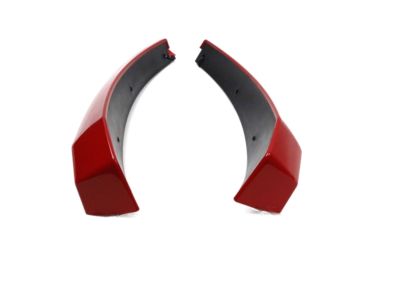 GM Front Splash Guards in Red Hot 23436518