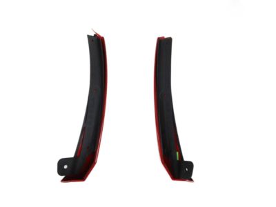 GM Front Splash Guards in Red Hot 23436518