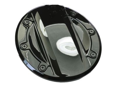 GM Fuel Filler Door in Black with Gloss Black Inserts 23506590